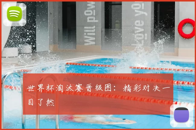 世界杯淘汰赛晋级图：精彩对决一目了然