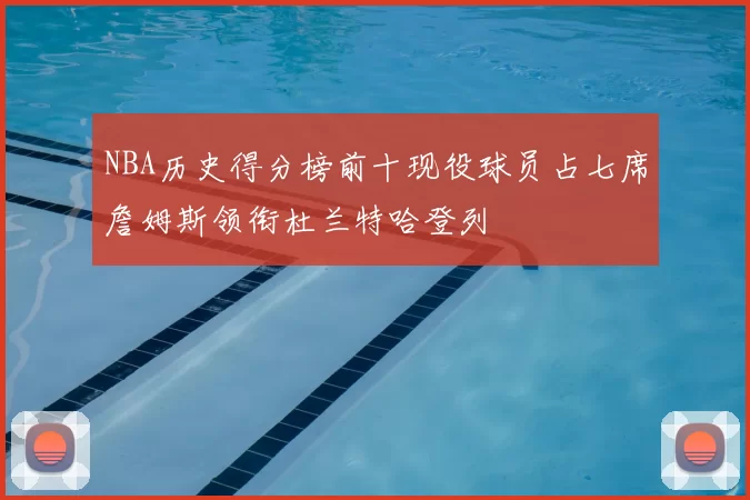 NBA历史得分榜前十现役球员占七席詹姆斯领衔杜兰特哈登列
