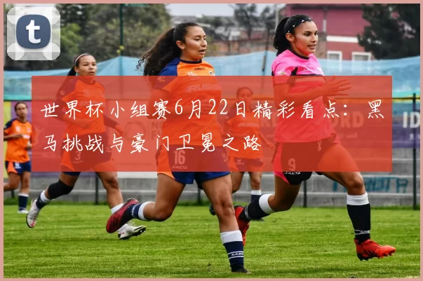 世界杯小组赛6月22日精彩看点:黑马挑战与豪门卫冕之路