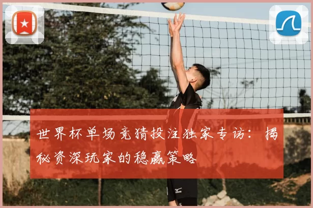 世界杯单场竞猜投注独家专访：揭秘资深玩家的稳赢策略